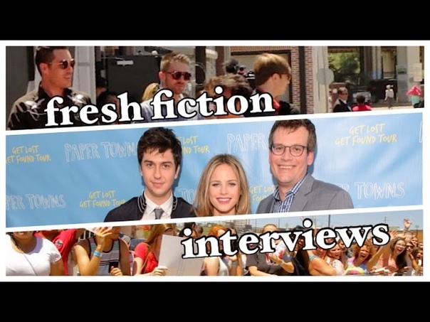 PAPER TOWNS Interview John Green, Halston Sage Saint