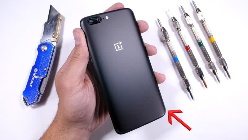 One Plus 5 Durability Test Scratch Burn BEND