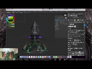 Live Modeling Teya Conceptor  ShivaOmArt - magical building