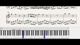 PARDONNE-moi ce CFPRICE D'ENFANT "Прости мне мой каприз"мелодия из  Кинопанорамы Ноты|tutorial