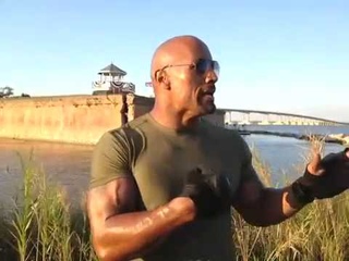 G.I. Joe 2  Retaliation Dwayne Johnson On Set