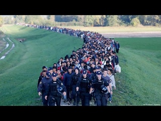 An enormous convoy of Syrians is preparing to leave Turkey, heading this way