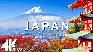 FLYING OVER JAPAN (4K UHD) - Relaxing Music Along With Beautiful Nature Videos - 4K Video ULTRA HD