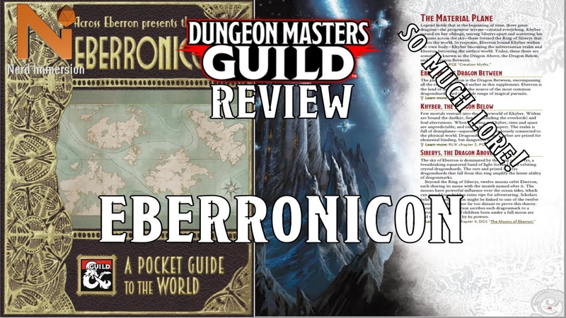DMs Guild Review Eberronicon, Nerd