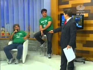 Agresso e violenta briga durante programa Bibo Nunes Show