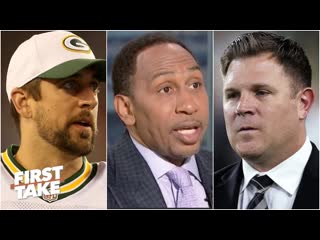 Stephen A. reacts to Aaron Rodgers calling Packers GM Brian Gutekunst Jerry Krause | First Take