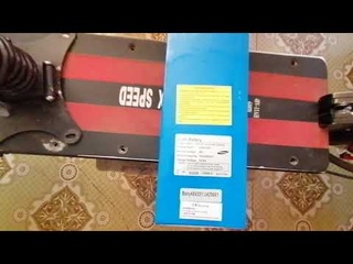 Установка аккумулятора на 18 ампер, электросамокат Kugoo Max Speed