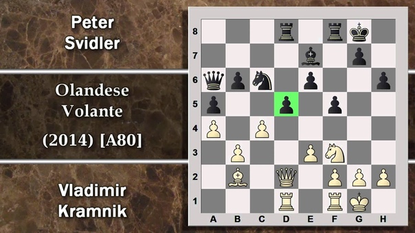Partite Commentate di Scacchi 94 Kramnik vs Svidler Olandese Volante CT(10) 2014