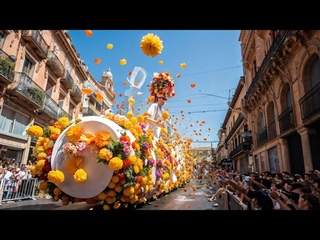Цветочный парад #flowers #holyday #batalladeflores #event #horses #historical #dresses #costumes