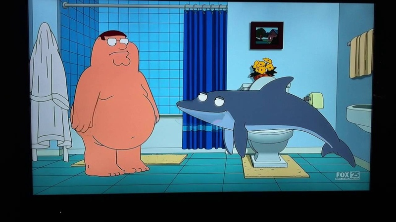 Family guy; Peter Griffin measures penis size with