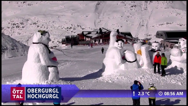 Austrian resort releases webcam footage. Things get weird