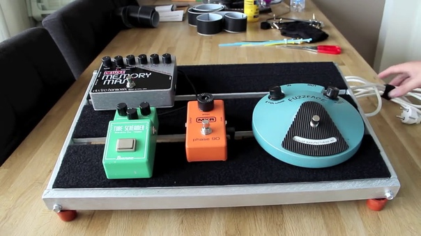 IKEA GORM pedalboard build DIY pedalboard