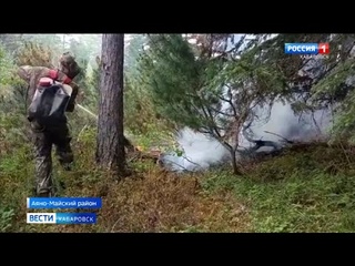 В тушении лесных пожаров в Хабаровском крае помогают дополнительные силы авиации