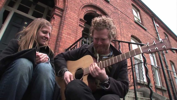 Heyday on the stoop of No 4 Glen and