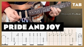 Pride and Joy Stevie Ray Vaughan Cover | Guitar Tab | Lesson | Tutorial
