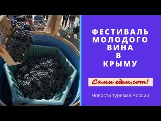 Фестиваль молодого вина в Крыму в ноябрьские праздники. Новости туризма России.