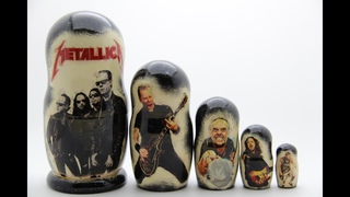 Matryoshka Nesting Dolls Metallica