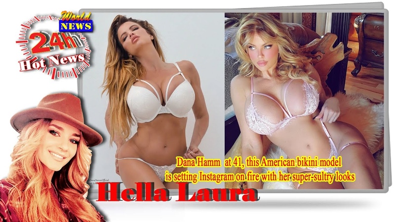 Dana Hamm American bikini model is setting Instagram on fire with her super sultry