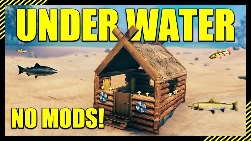 How to Build and Decorate UNDERWATER with NO MODS , Valheim Build