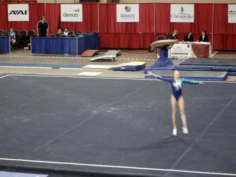 Kristina Kruglikova FX 2009 Nadia Comaneci