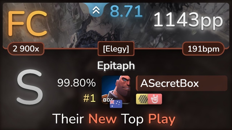 8. 7 ASecret Box, TEARS OF TRAGEDY Epitaph Elegy + HDHR FC, 1, 1143pp