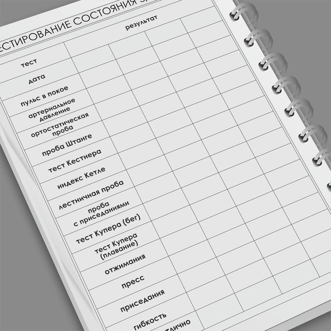 Тренинг дневник