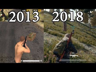 Эволюция PUBG 2013 - 2018