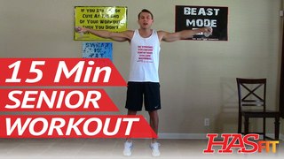 15-минутная тренировка для пожилых. 15 Min Senior Workout - HASfit Exercise for Elderly - Seniors Exercises for Elderly - Seniors