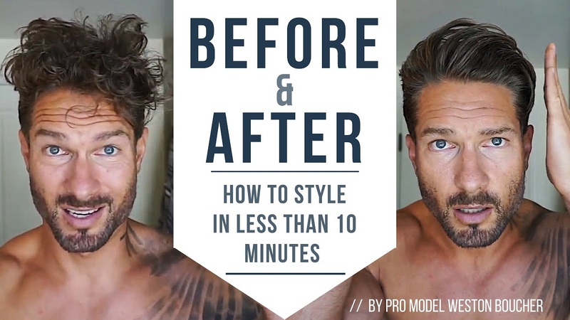 How To Style Men s Hair Like A Pro In Less Than 10 Minutes : Hairstyle Tips by LA