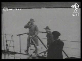 DEFENCE / ROYAL:  Afghan King with Navy at Portsmouth (1928)