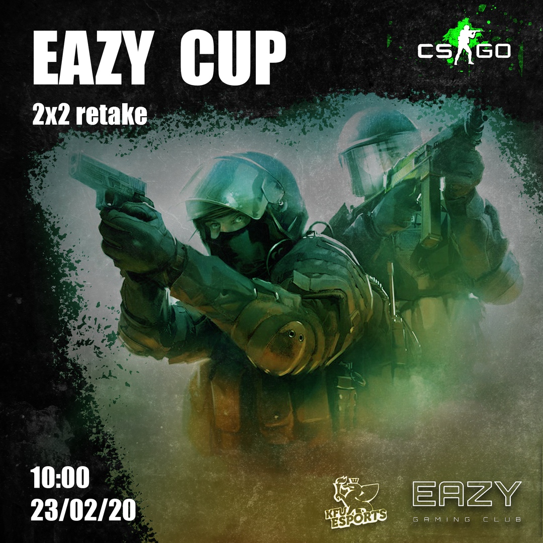 Афиша Казань 23.02 CS:GO 2x2 retake EAZY CUP