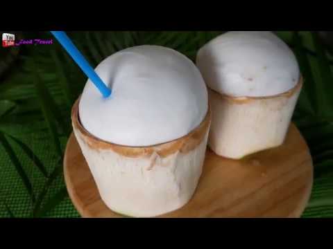Coconut thai how to peel a fresh coconut Amazing Coconut Cutting Skill Coconuts fruit cover