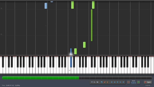 Minecraft Piano 2 Synthesia ( Wet