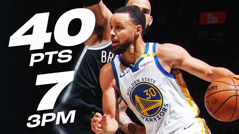 Stephen Curry Drops 40 Points vs Nets , March 6,