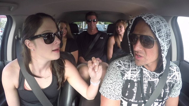 2016 USA Olympic Swim Team Carpool
