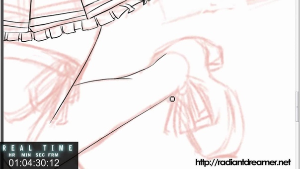 Photoshop Speed Paint How to Draw Anime Girl (part2 Line