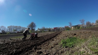МТЗ 09Н Весенняя вспашка плугом 2021г