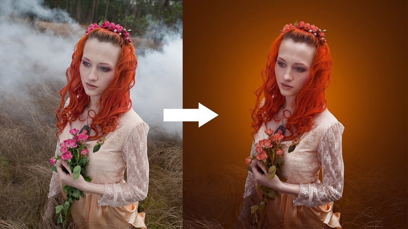 How to Edit Dramatic Portrait Outdoor Photoshop