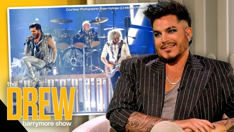 Adam Lambert Dishes with Drew About Performing with Queen and Serenades Our Guest