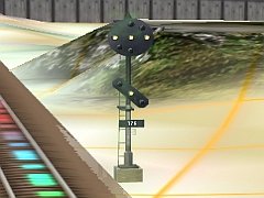 N&W CPL HDV-R(a) RP LQ Diagonal Lower Face Signal 17-foot RRS Supersignal
