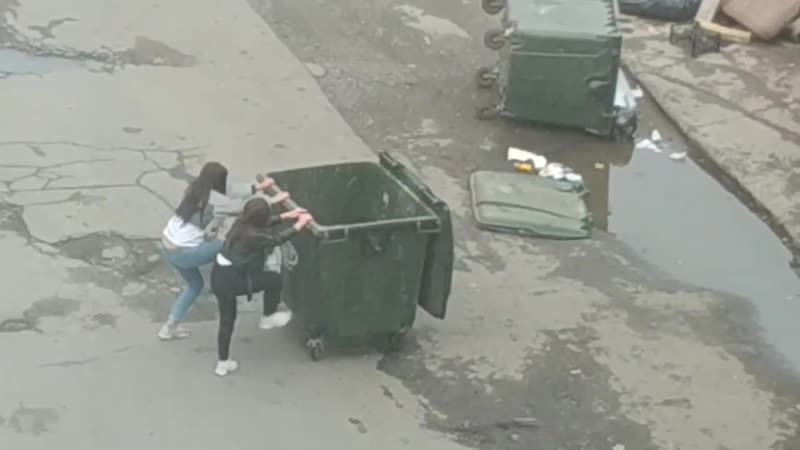 Жесть в Петрозаводске, Драка девушек с