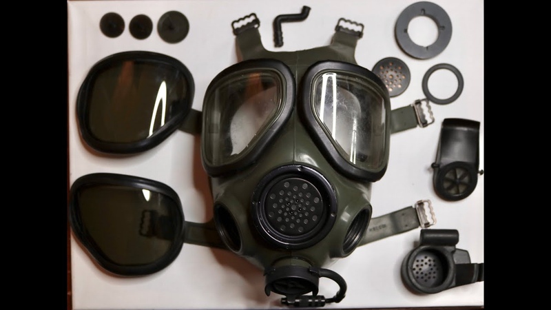 How to disassemble a US M40 gas mask (1,