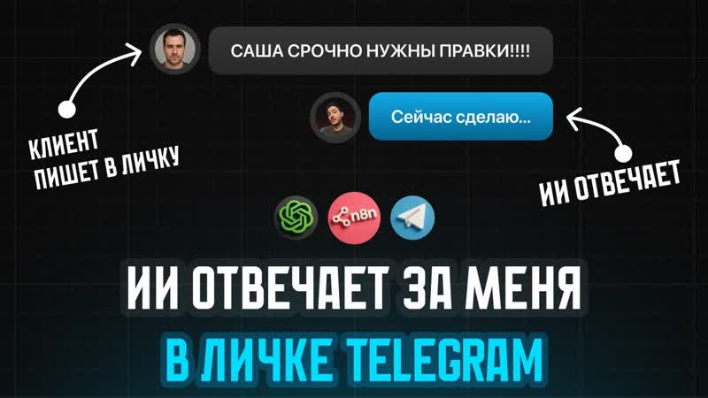 Дал ИИ доступ к ЛИЧНОМУ Telegram. Теперь отвечает за