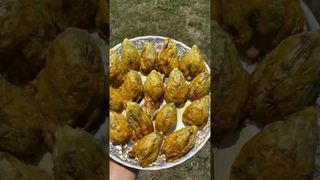 Фаршированные цветки кабачка