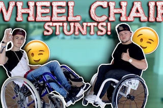 WHEEL CHAIR STUNTS WITH JACK BINSTEAD!
